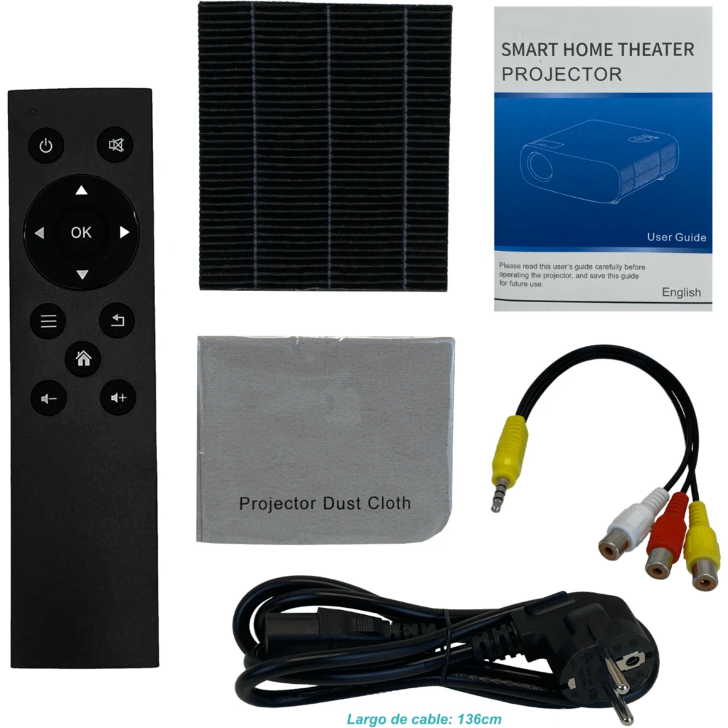 Imagen 5 de Proyector Smart Data 1080p 2-HDMI-H 2-USB-AH 2-3,5mm RCA 1-RJ45