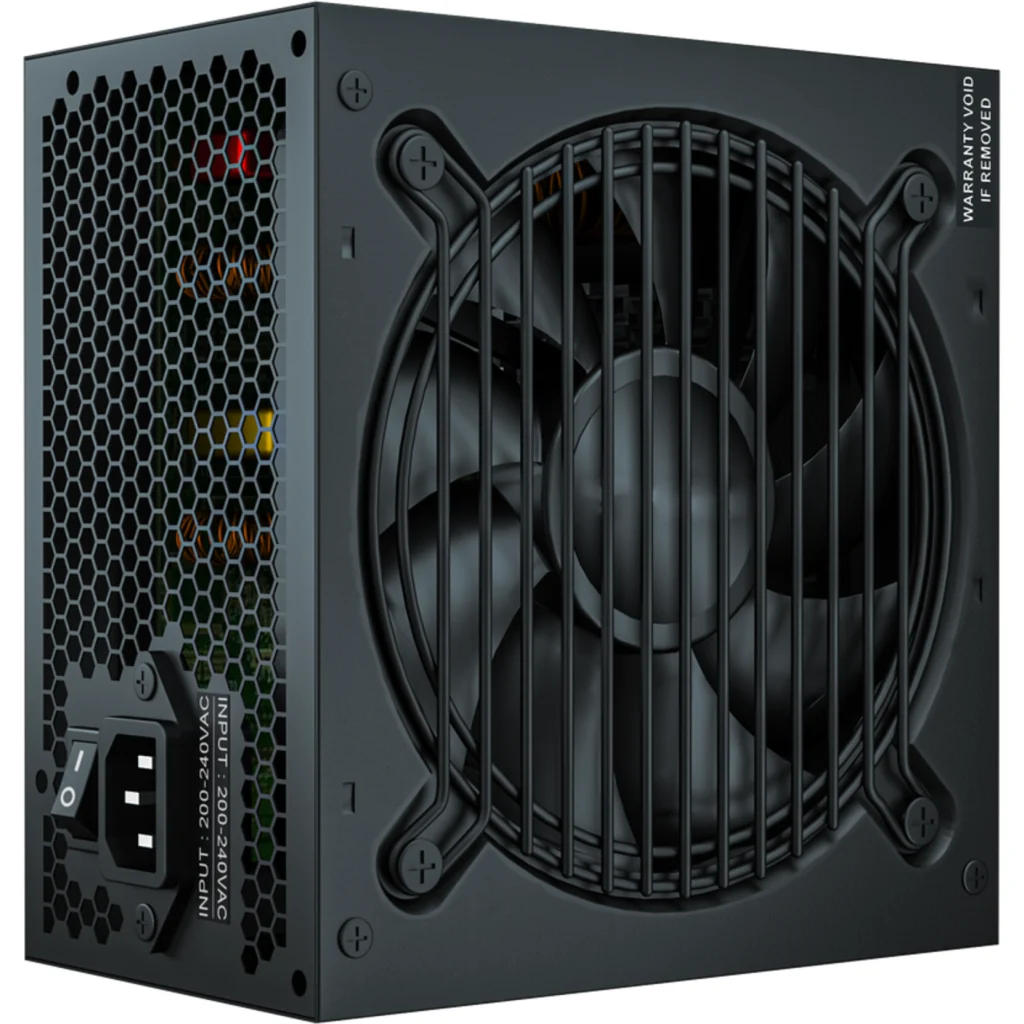 FUENTE PODER 650W/80 PLUS BRONZE CERTIFICADA ES-RGB650W ESGAMING