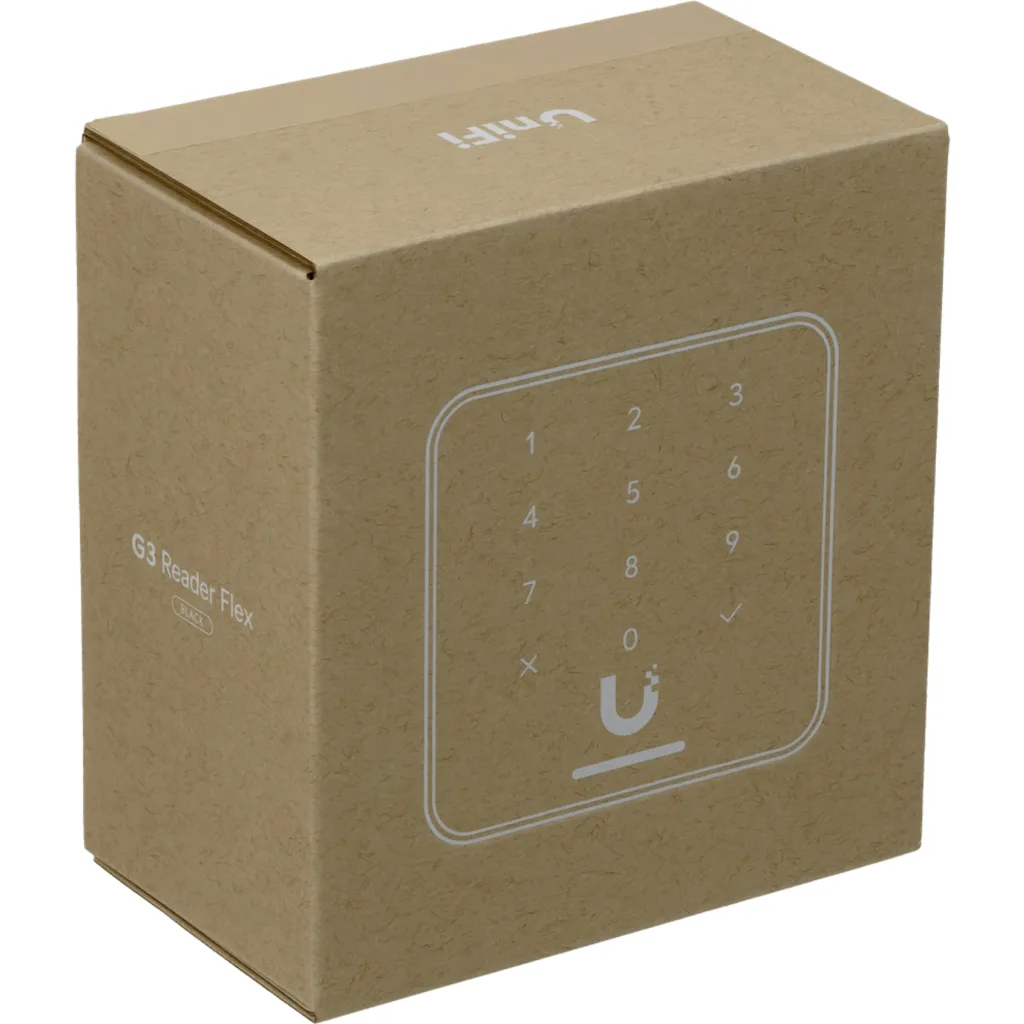 UI Negro Lector NFC-ID Teclado BT4.1 13,56MHz PoE 1-100 IP55 Access