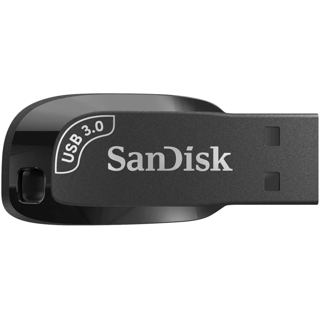 Imagen 9 de Pendrive 64GB SanDisk Ultra Shift USB 3.0 Flash Drive Sin tapa color negro