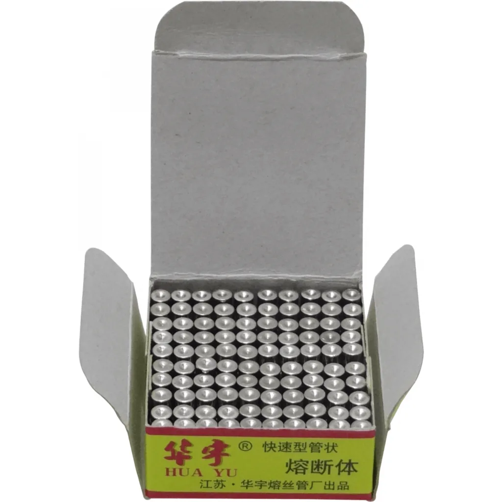 Imagen 0 de CAJA 100-unids. 5A 5x20mm 250V Fusible Rapido Cilindrico Vidrio