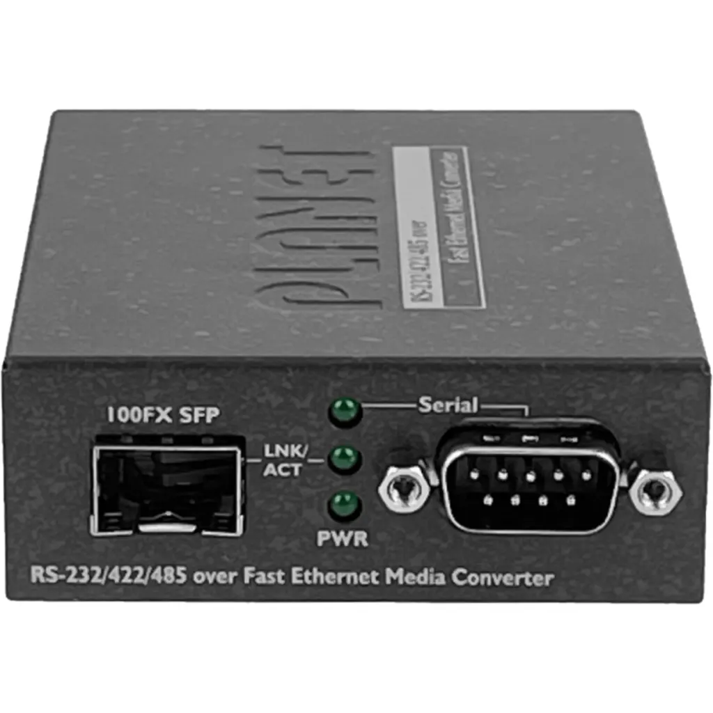 Imagen 3 de PLANET 1-SFP-100 1-DB9-M RS232 RS422 RS485 5VDC Convertidor Ethernet