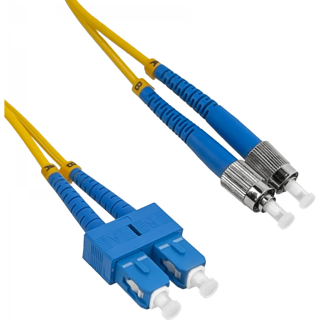 Imagen 2 de 5mt SC-FC MonoModo SM Duplex Jumper Cable Fibra
