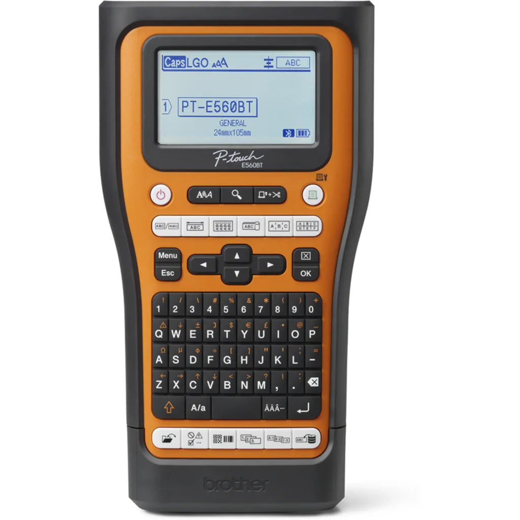 Rotuladora Industrial Brother PT-E560BTVP, 18/24mm 30mm/s Bluetooth USB-C