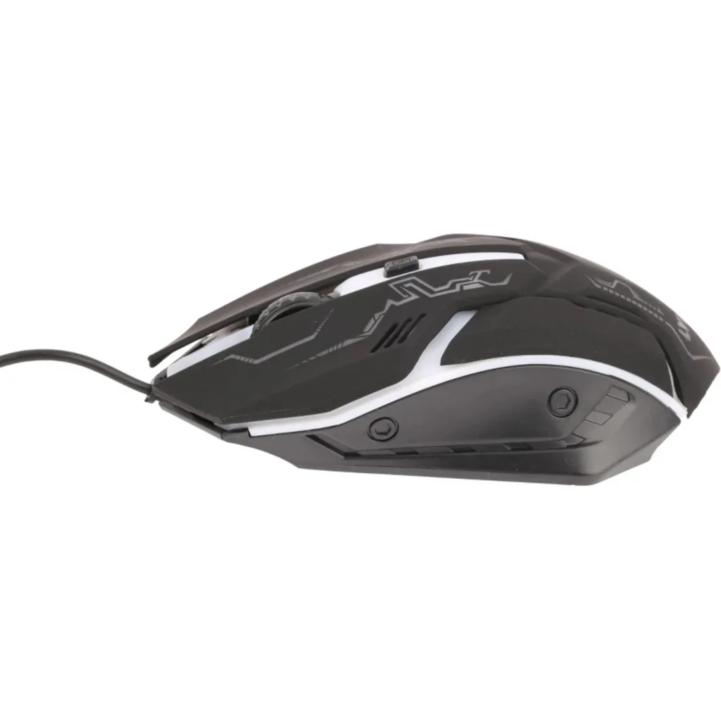 Imagen 2 de Mouse Gamer Alámbrico Vivitar Level Up Óptico 3200DPI 125Hz LED Scroll USB Negro