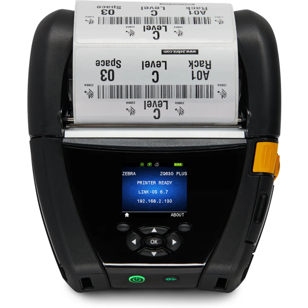 Imagen 5 de DT Printer ZQ630 Plus; English fonts, Dual 802.11AC / BT4.x, Linered platen, 0.7