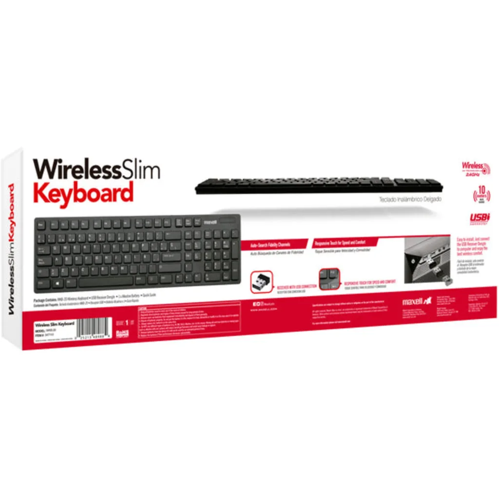 Imagen 3 de Teclado inalambrico Maxell WKB-20 WIRELESS
