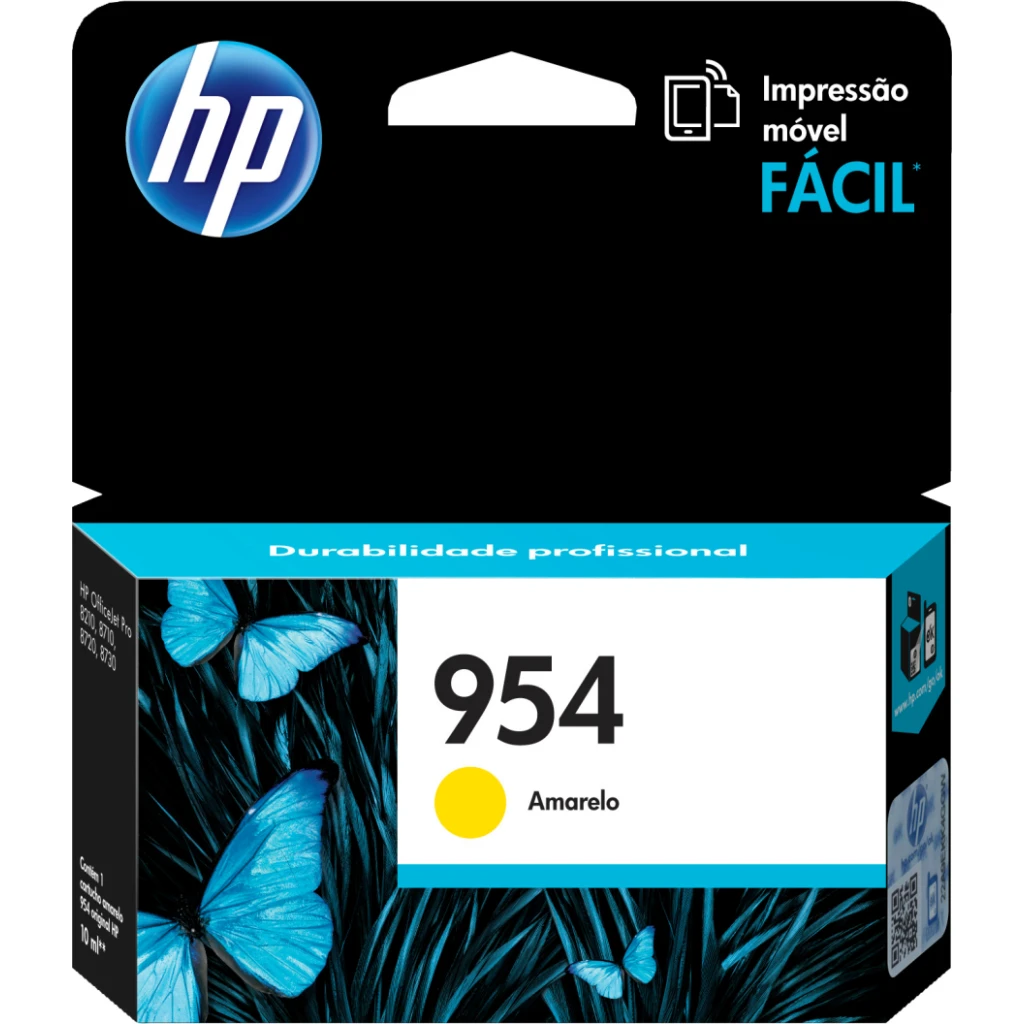 Cartridge HP 954 Amarilla para OJ Pro 8210/8216/8218/7740/8710/8720/8730, 700Pág