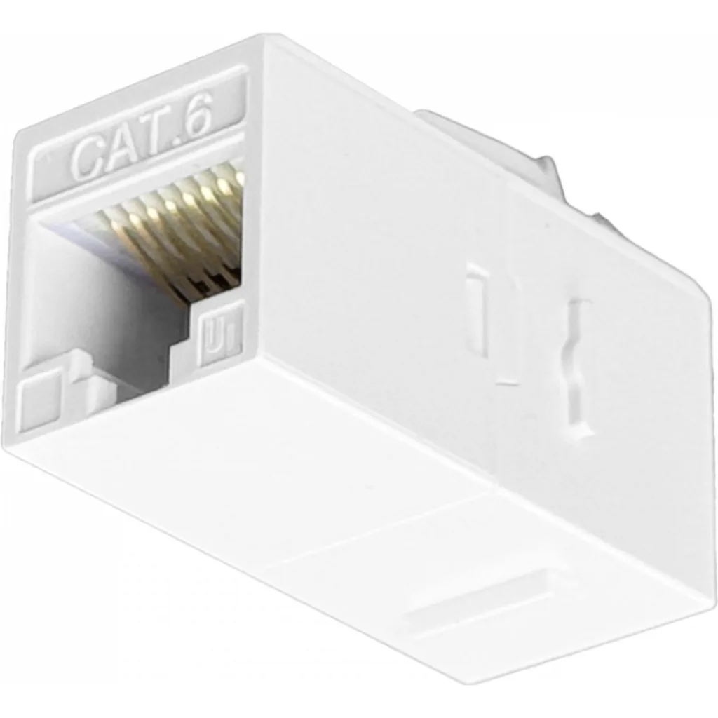 Imagen 1 de UBIQUITI 1U CAT6 UTP COPLA RJ45-RJ45 KEYSTONE UACC-KEYSTONE-COUPLER-C6