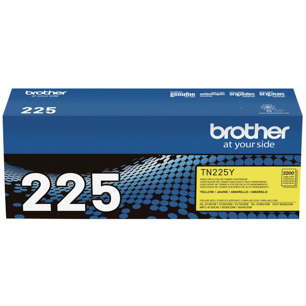 Toner Brother TN-225Y Amarillo HL3140 3170 9130 9332 2200 PAG