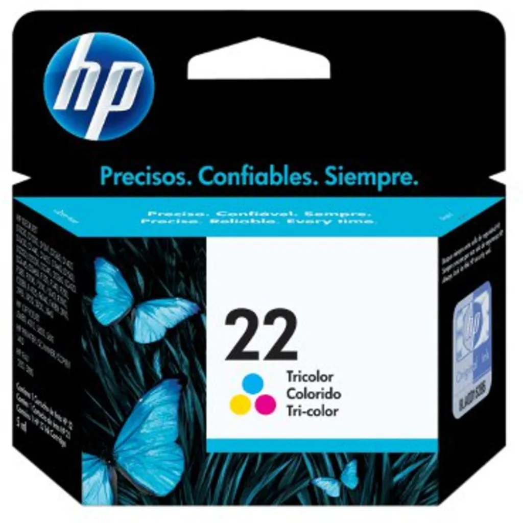 Imagen 4 de HP 22 - 5 ml - color (cian, magenta, amarillo) - original - cartucho de tinta - 