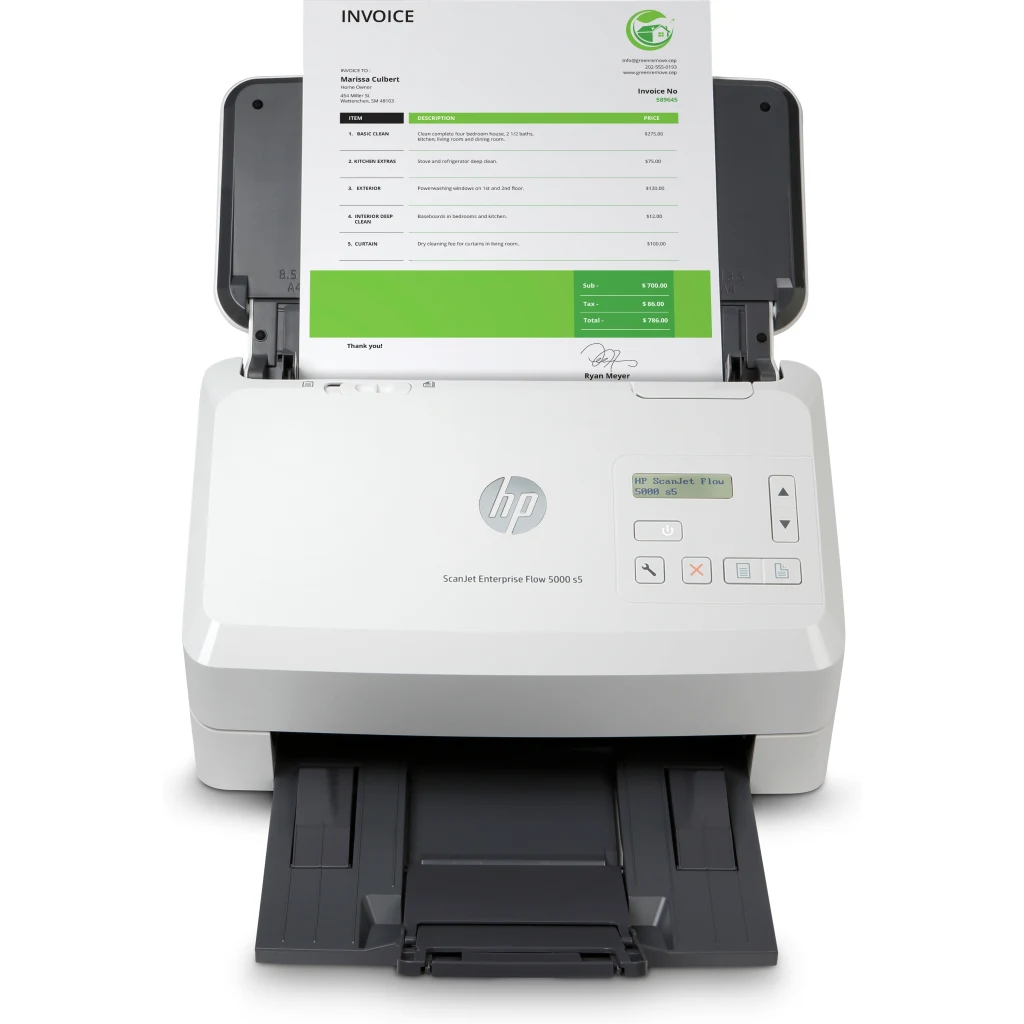 Escáner de Escritorio HP ScanJet Enterp Flow 5000 s5 600ppp 65ppm ADF USB3.0