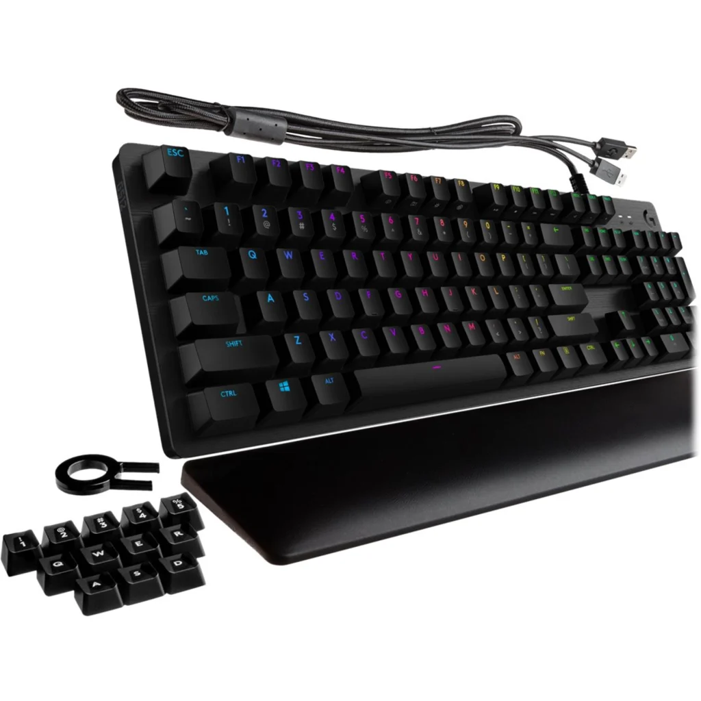 Imagen 2 de Teclado Gamer Alámbrico Logitech G513 RGB GX Brown Carbon Mecánico Español 