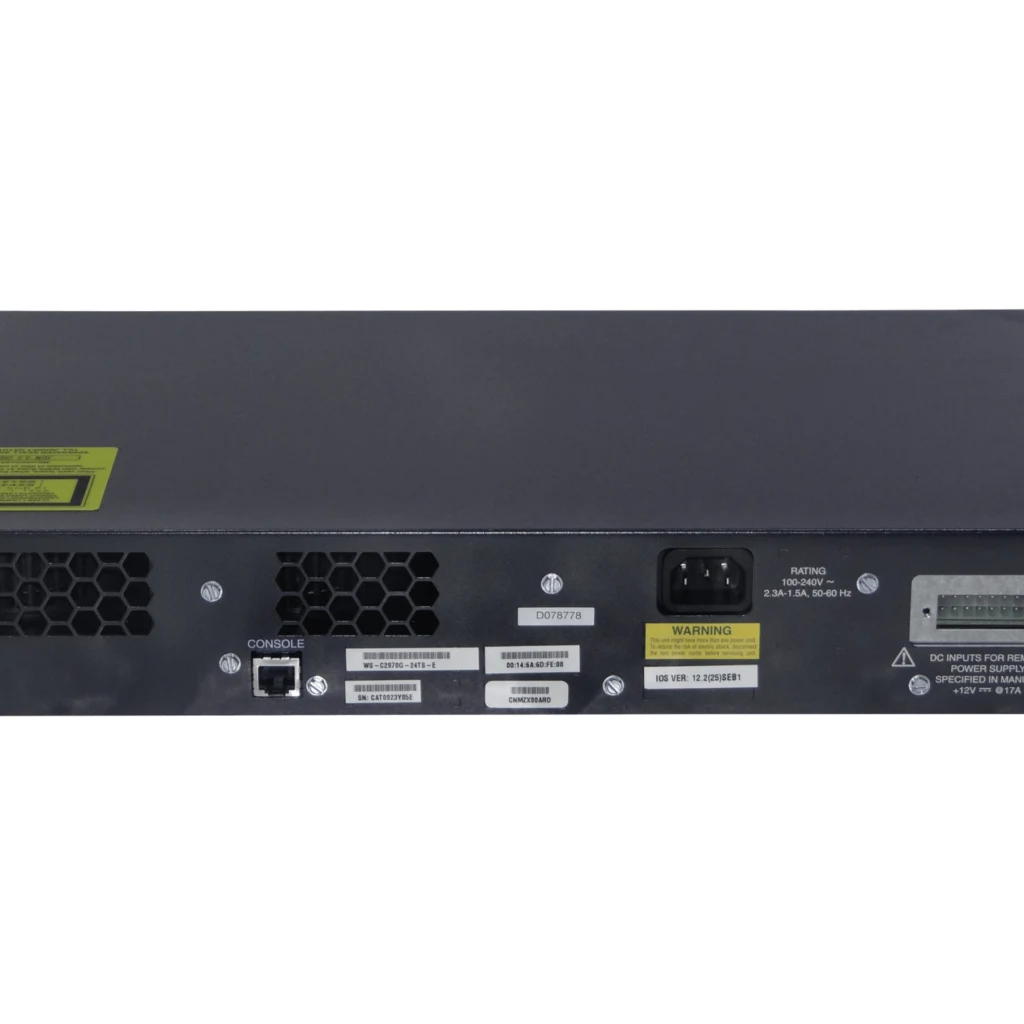 Switch Catalyst 2970G 24Port 10/100/1000T + SFP (4 mini slot puertas Giga)