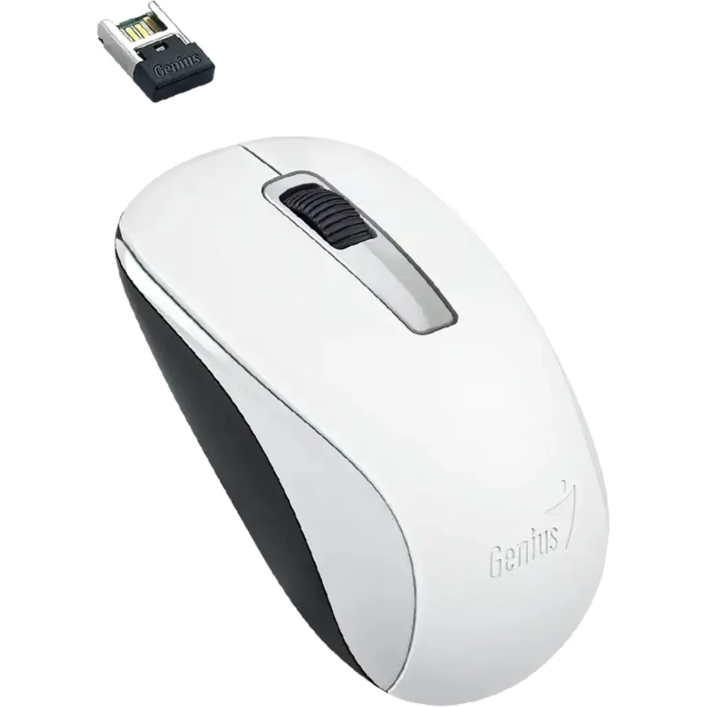 Imagen 1 de GENIUS MOUSE INALAMBRICO 2,4GHZ WHITE-NX-7005-WH