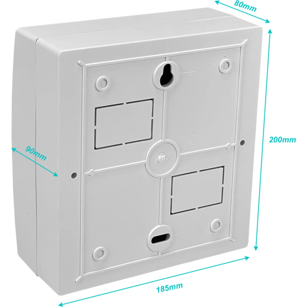 Imagen 2 de LEXO Tablero Sobreponer LSZH 8 Modulos Riel Din IP41 IK08 5399108