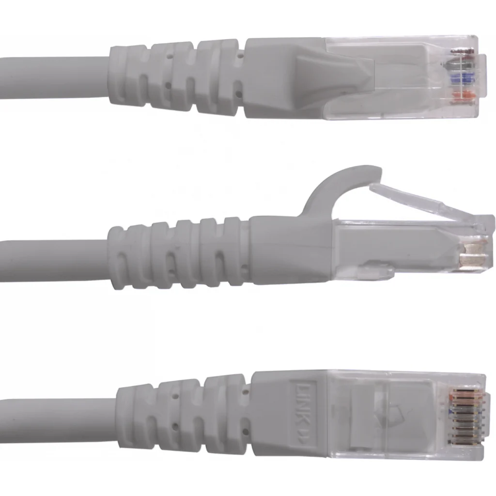 Imagen 1 de LINKMADE Cruzado 3mt Cat6 Gris U/UTP Cable Patch CrossOver 568A/568B