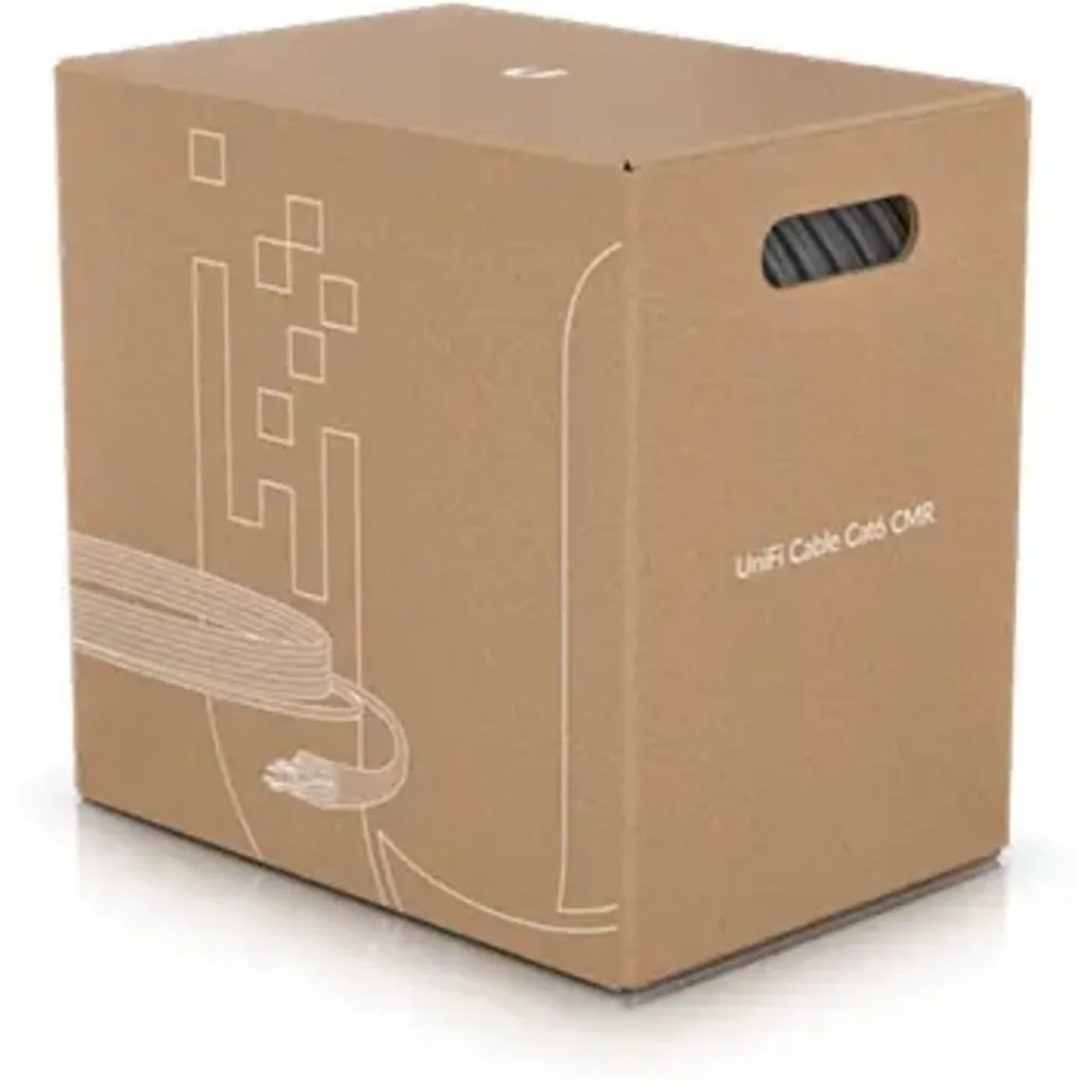 Imagen 2 de UniFi UTP RFuego Cat6 Interior Blanco 305mt 23AWG 600MHz Caja Cable