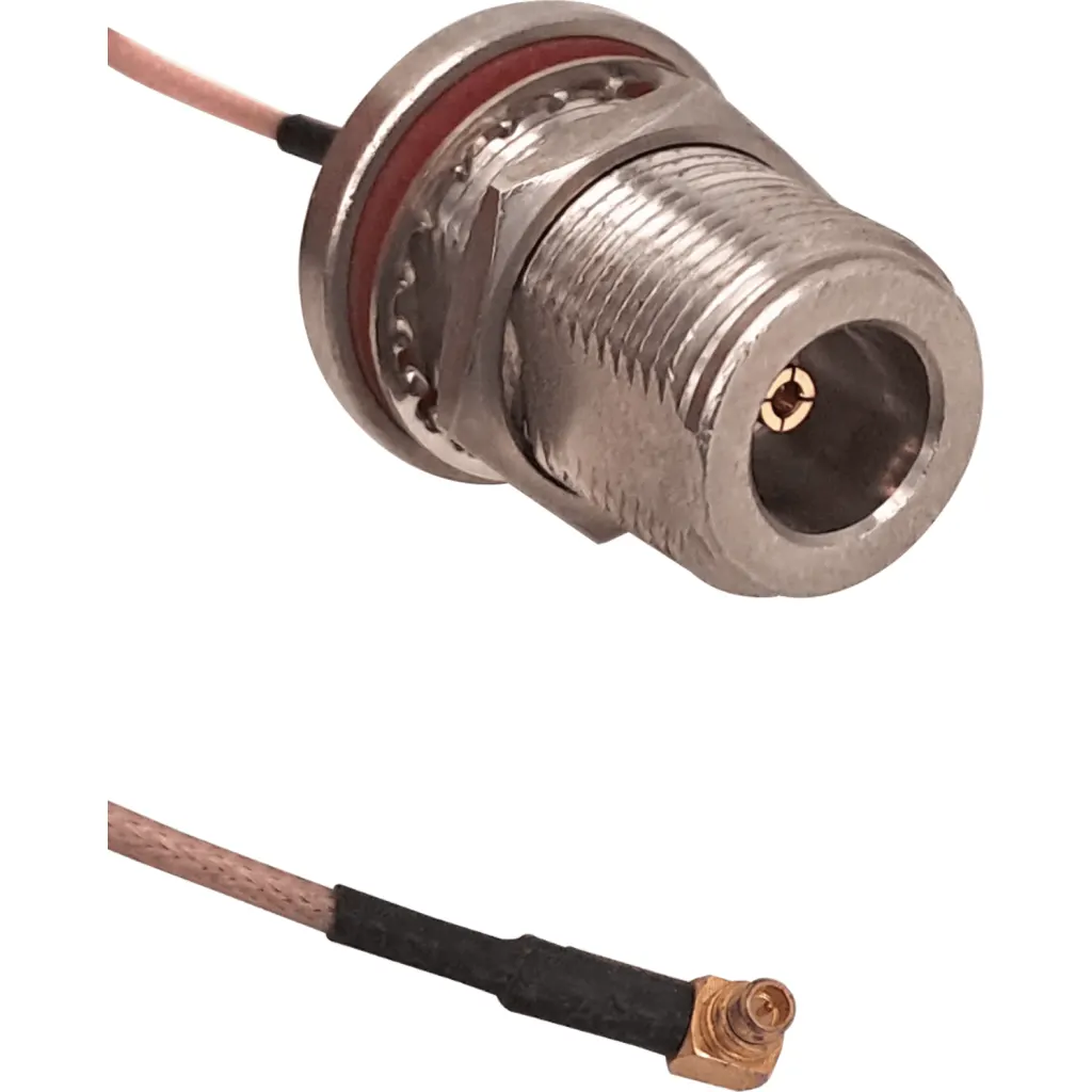 MKTK 34cm. Pigtail Cable MMCX-Macho N-Hembra para CA411/433