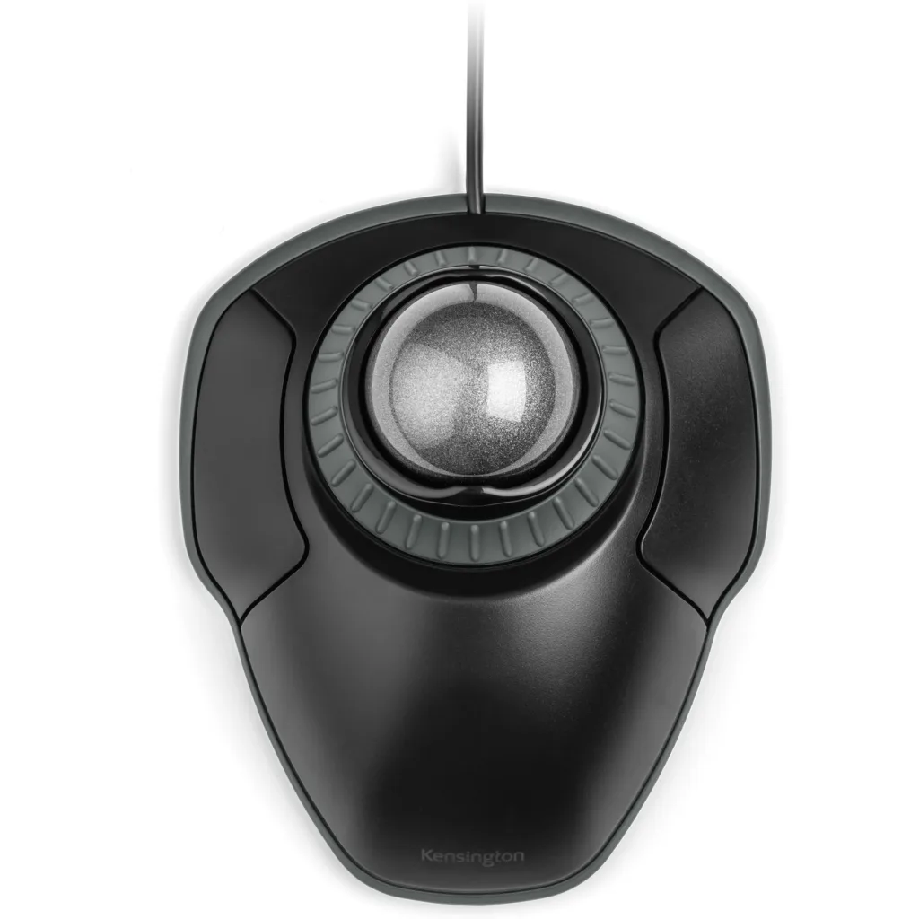 Mouse Trackball Alámbrico Kensington Orbit Polling rate 125Hz 2 Botons USB Negro