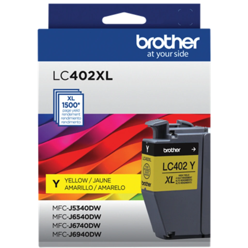 Cartridge Brother LC402XLCS Yellow MFC J5340DW J6740DW J6540DW J6940DW 1.500Pág