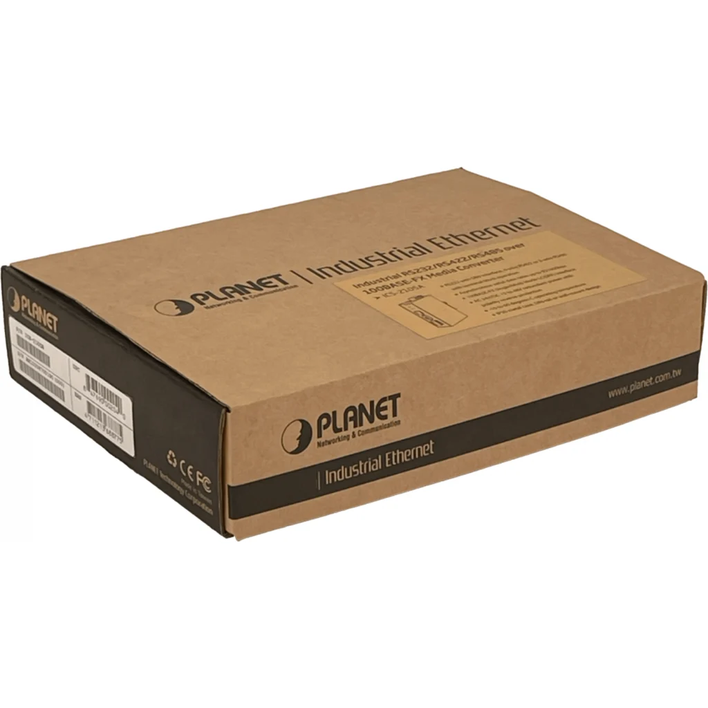 Imagen 4 de PLANET Industrial 1-SFP RS232 RS422 RS485 DB9 req12-48V SerialEthernet
