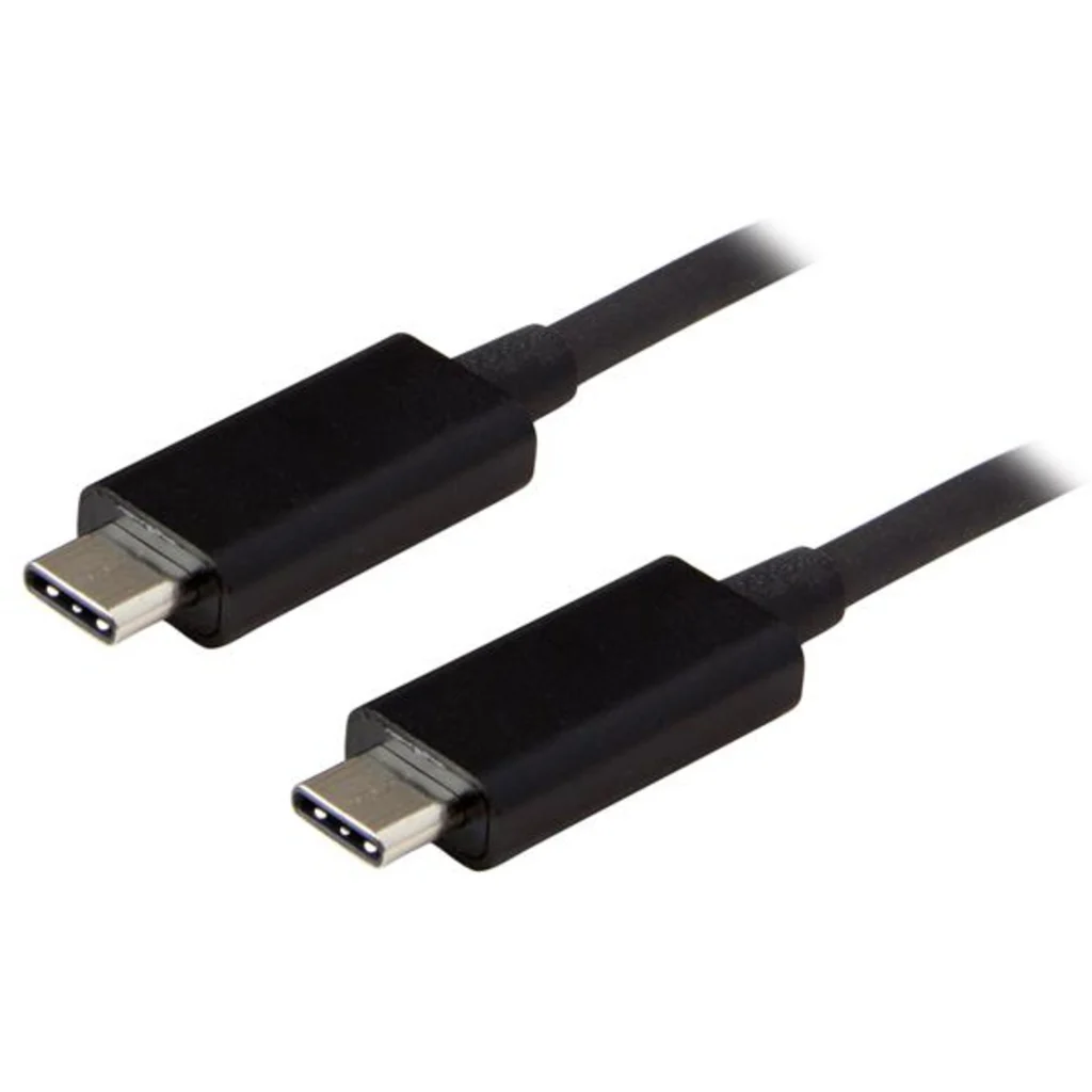 Cable USB Tipo-C a USB Tipo-C M/M 3.1 (10Gbps) 3 ft. 1 Metro Color Negro