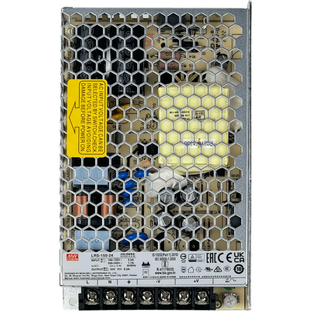 Imagen 2 de MEANWELL 156W 24V 6,5A Open-Frame Fuente-Poder 100-240VAC