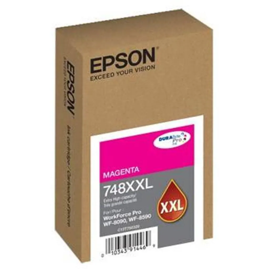 Cartridge Epson 748XXL Magenta Extra alta para WF 6090/6590, 7.000 Páginas