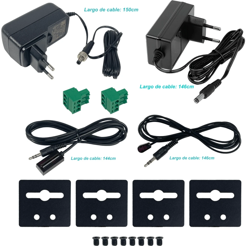 Imagen 5 de Extensor UTP CAT5E/6 HDMI+IR 1080p HDMI (1*In 2*Out) 150mts, INC 24VDC
