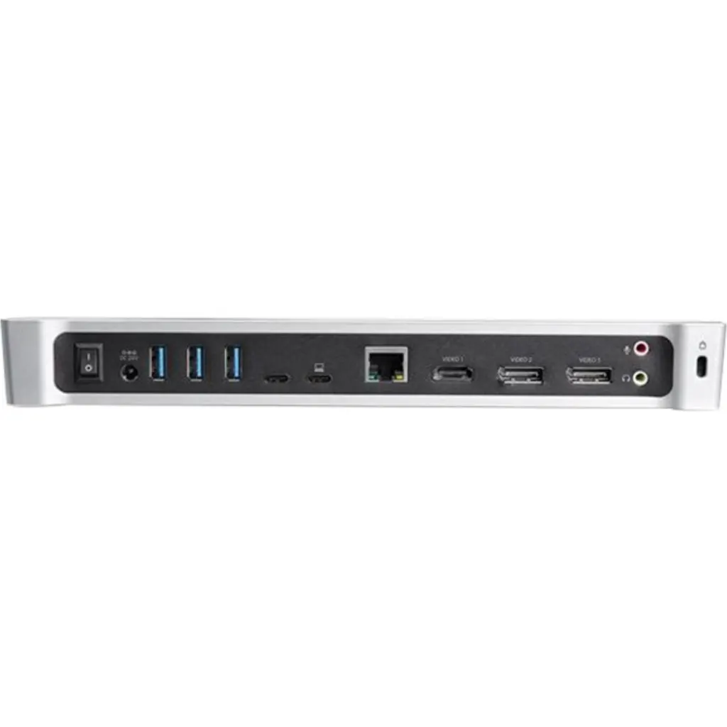 Imagen 6 de Docking Station StarTech USB-C a Prts 2*DP HDMI LAN 4*USB3.0 2*USB-C Plata/Negro