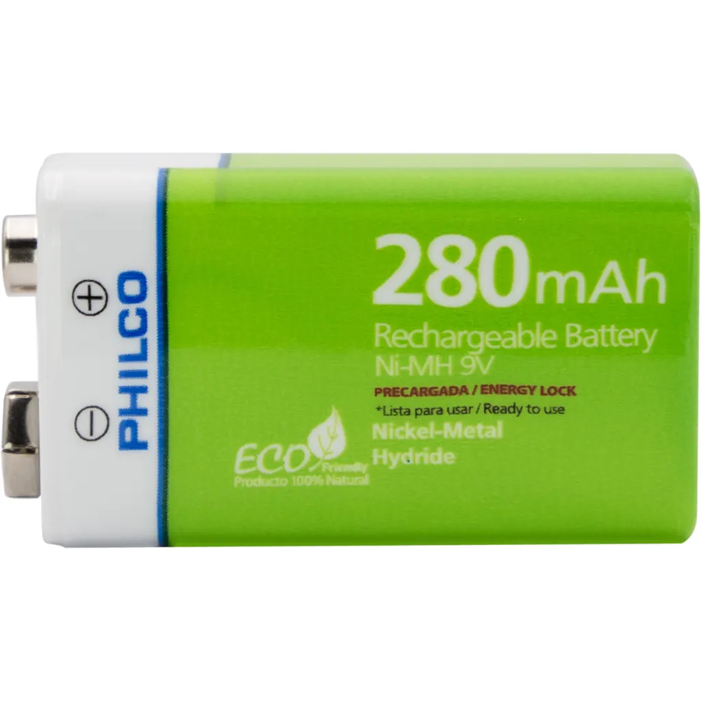 Imagen 2 de Bateria Recargable 9V 280mAh - PHILCO