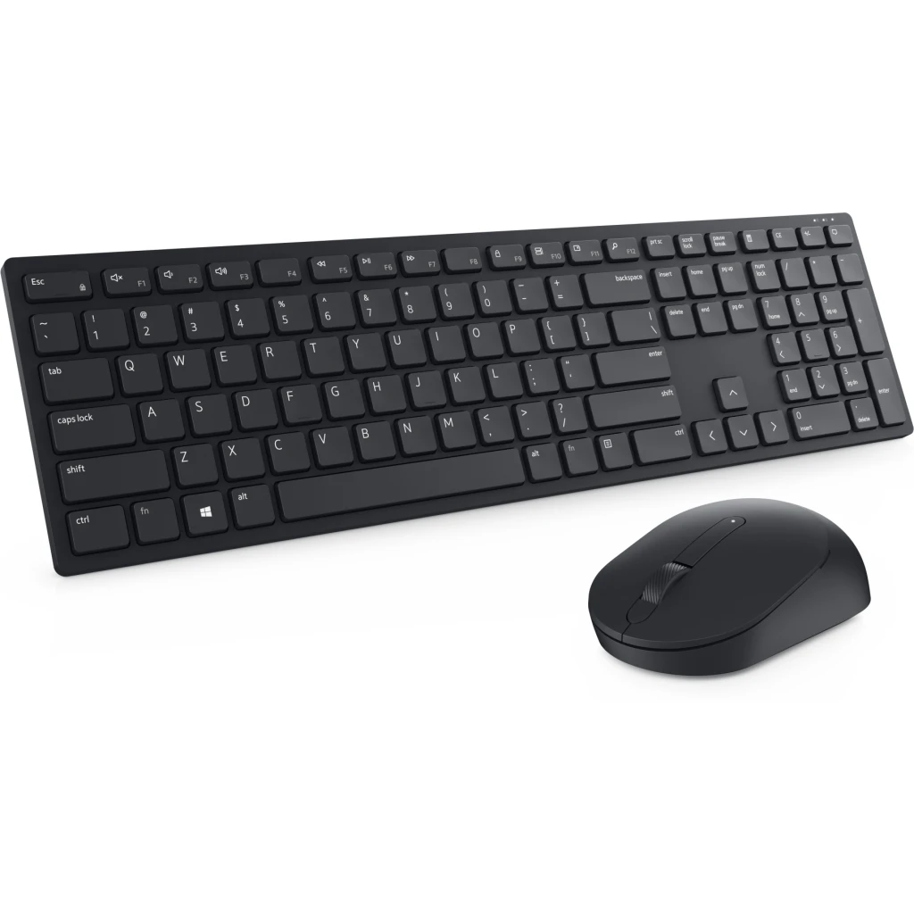 Imagen 2 de Kit Teclado Mouse Inalámbrico Dell KM5221W Óptico 1600DPI 3 Botns Español Negro