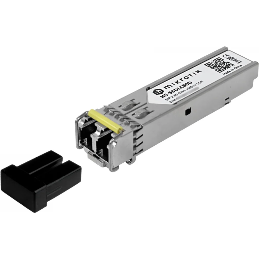 Imagen 1 de MIKROTIK 2,5G 2-LC 80km DDM SM 1550nm Modulo-SFP 2-LC LC-DX MonoModo
