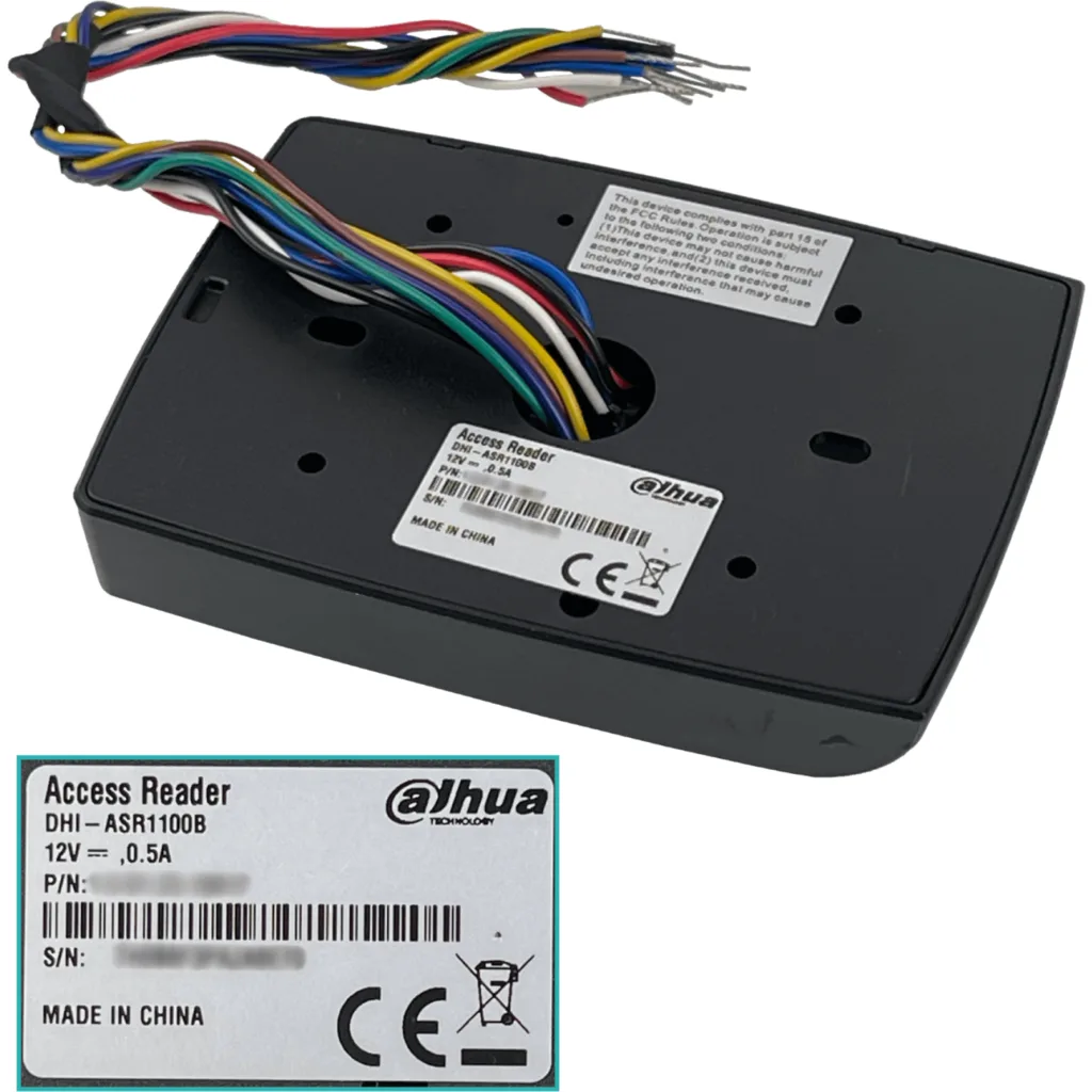 Imagen 1 de DAHUA Lector Tarjeta RF-ID 125KHz 13,56MHz Rango/1-3cm req/9-15VDC