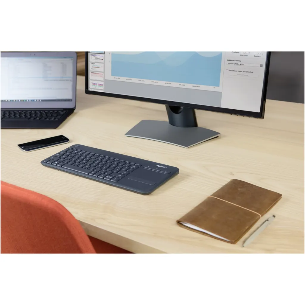 Imagen 7 de Teclado inalámbrico TouchPad Inalámbrico Logitech K400 PLUS Español