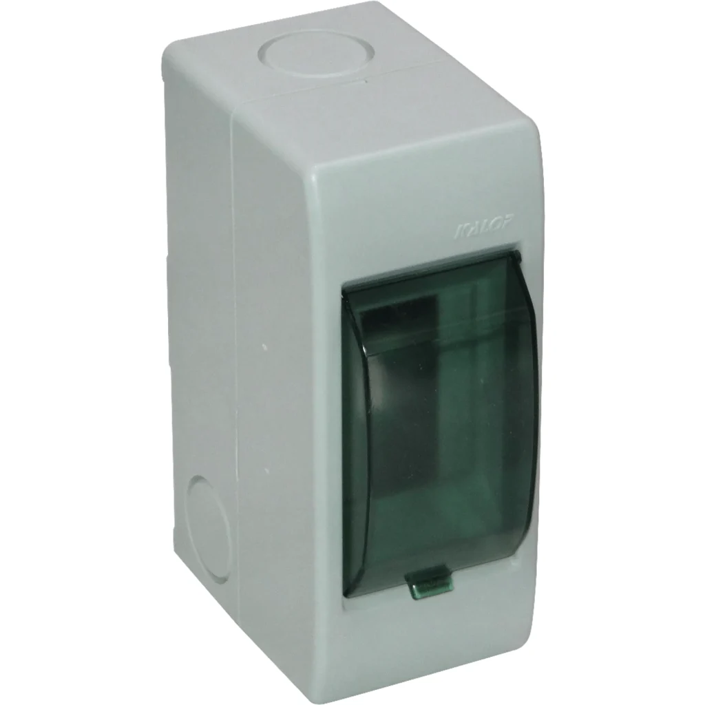 Imagen 3 de KALOP c/Tapa 18mm-Ancho 46mm-Alto Caja Plastica p/Automaticos Riel Din