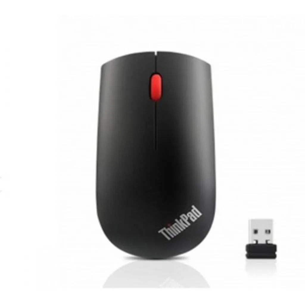 Mouse Inalámbrico Lenovo Essential Wireless Nano USB ambidiestro 1xAA Negro