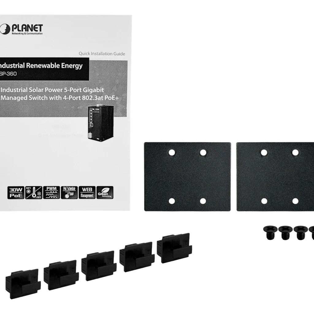 Imagen 6 de PLANET Switch Adm 5-1000-PoE+ CargaSolar PV24-45V/120W req-Bat24V Rdin