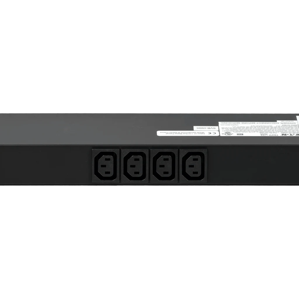 Imagen 1 de TRIPPLITE PDU 14-Enchufes IP 12-C13 2-C19 1-C20 16A Rack-1U 2P+T