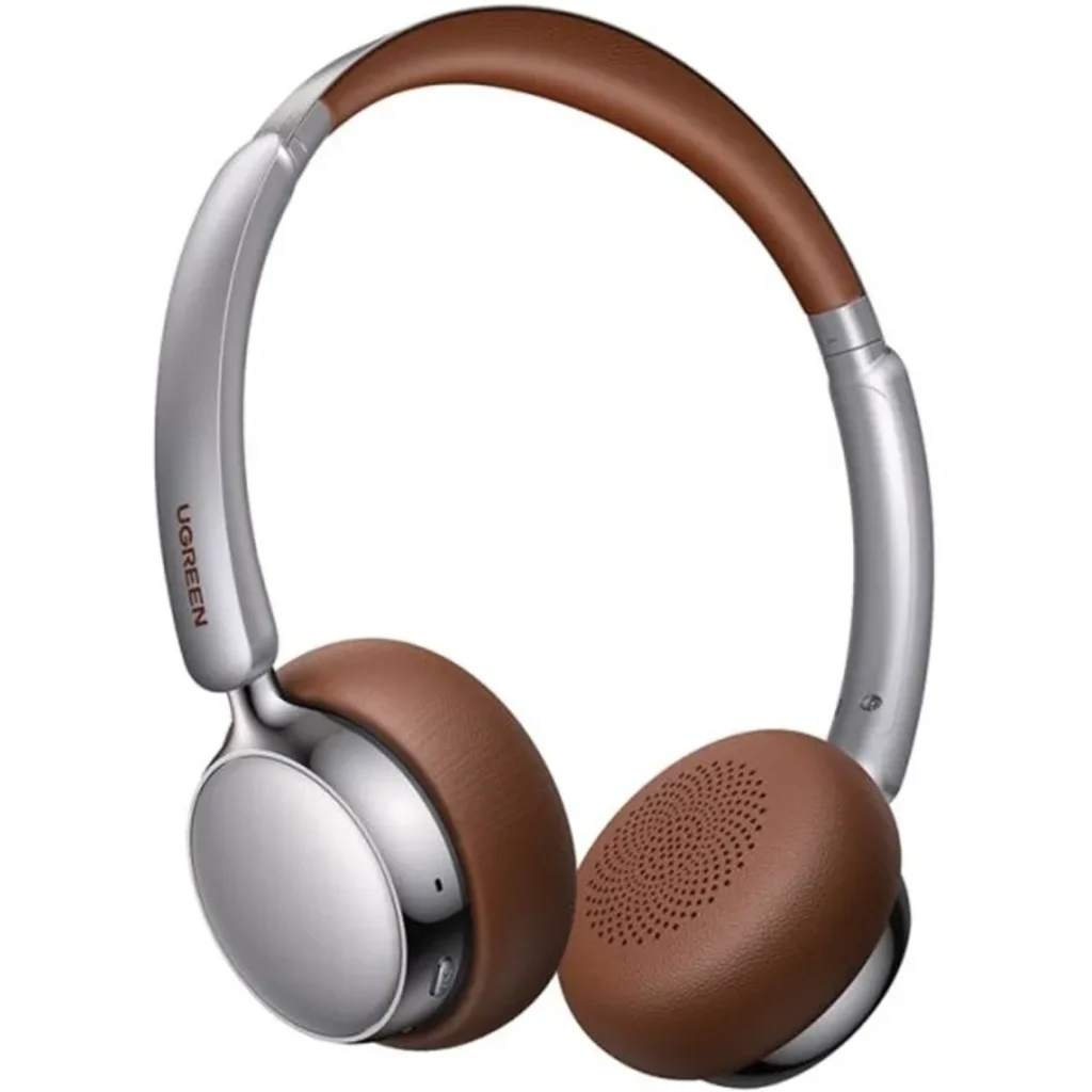 HP207. Audifonos Bluetooth 6.0 UGREEN Studio Plus Retro. Noise-Cancelling. (80 horas uso continuo)