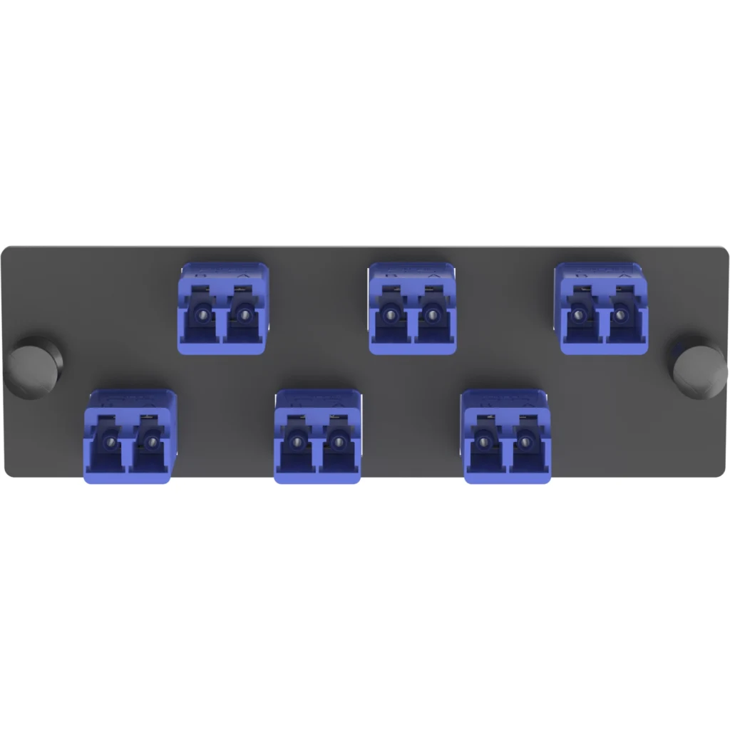 Panduit panel del adaptador de fibra LC es OS1/Os2 6 puertos