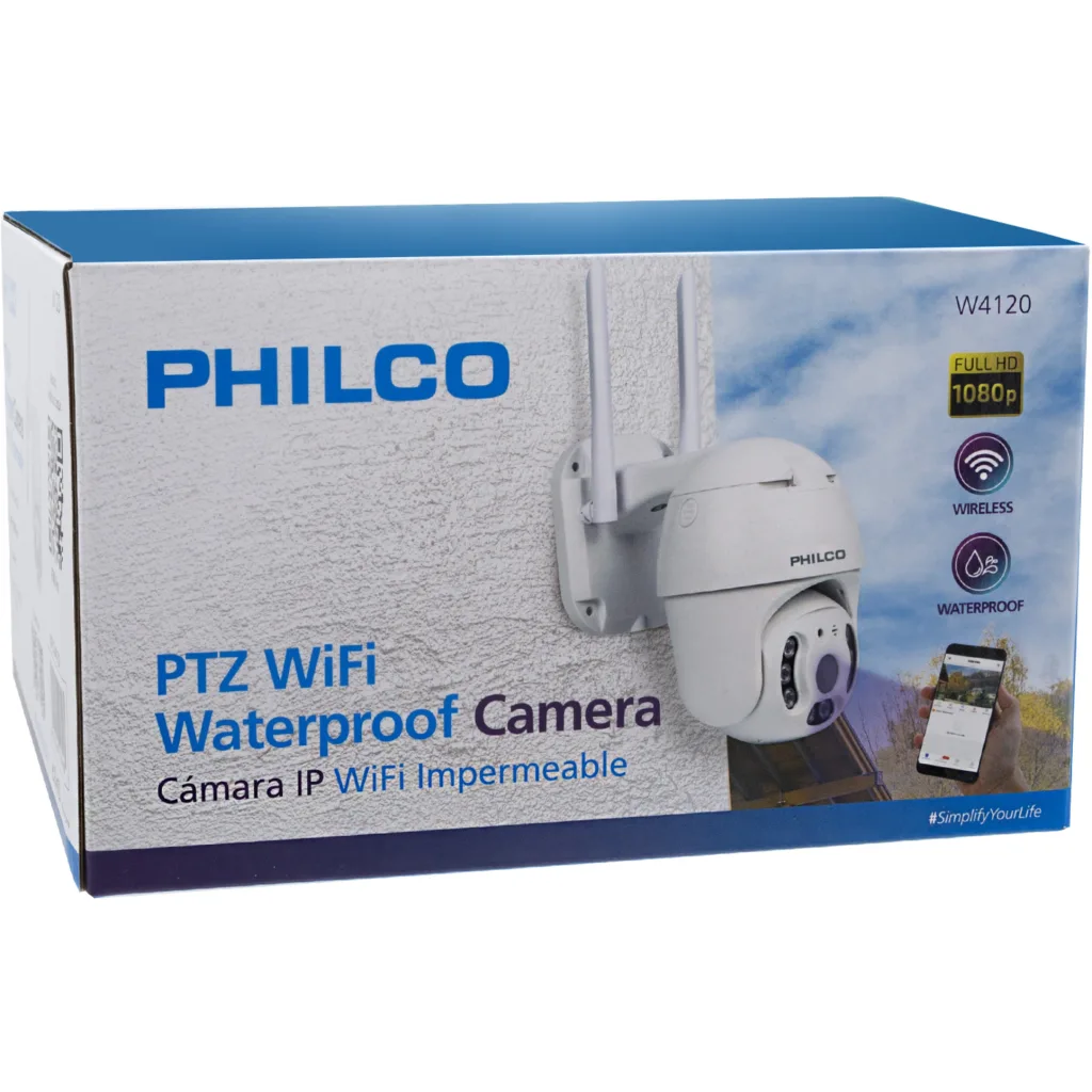 Imagen 1 de Cámara Domo Philco IP 1080p PTZ 2.0MP H265  APP V380