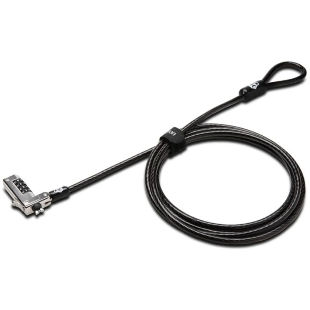 Cable de Seguridad Kensington Slim NanoSaver 1.8mts Negro c/ CLAVE 27831-K60603