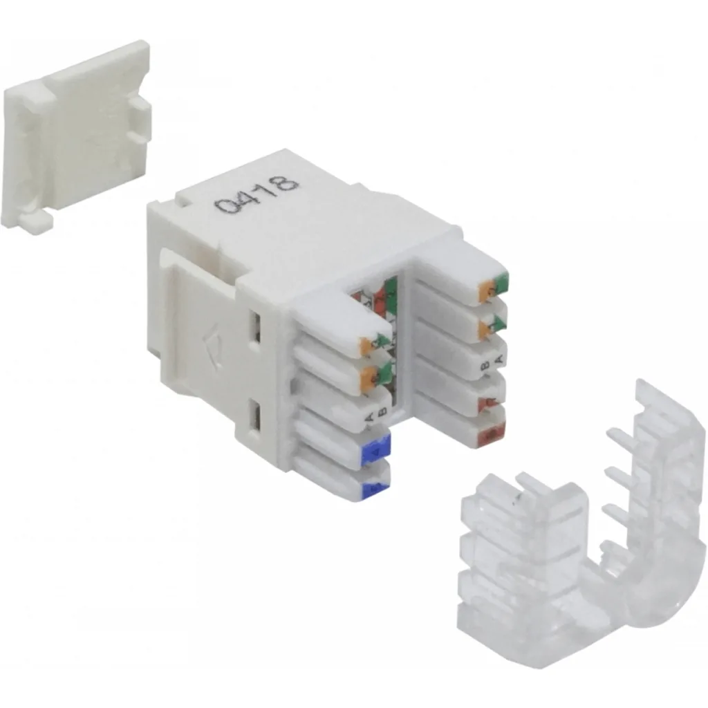 Imagen 1 de FURUKAWA Blanco Cat5e UTP Multilan Punch Keystone Hembra RJ45 35030521