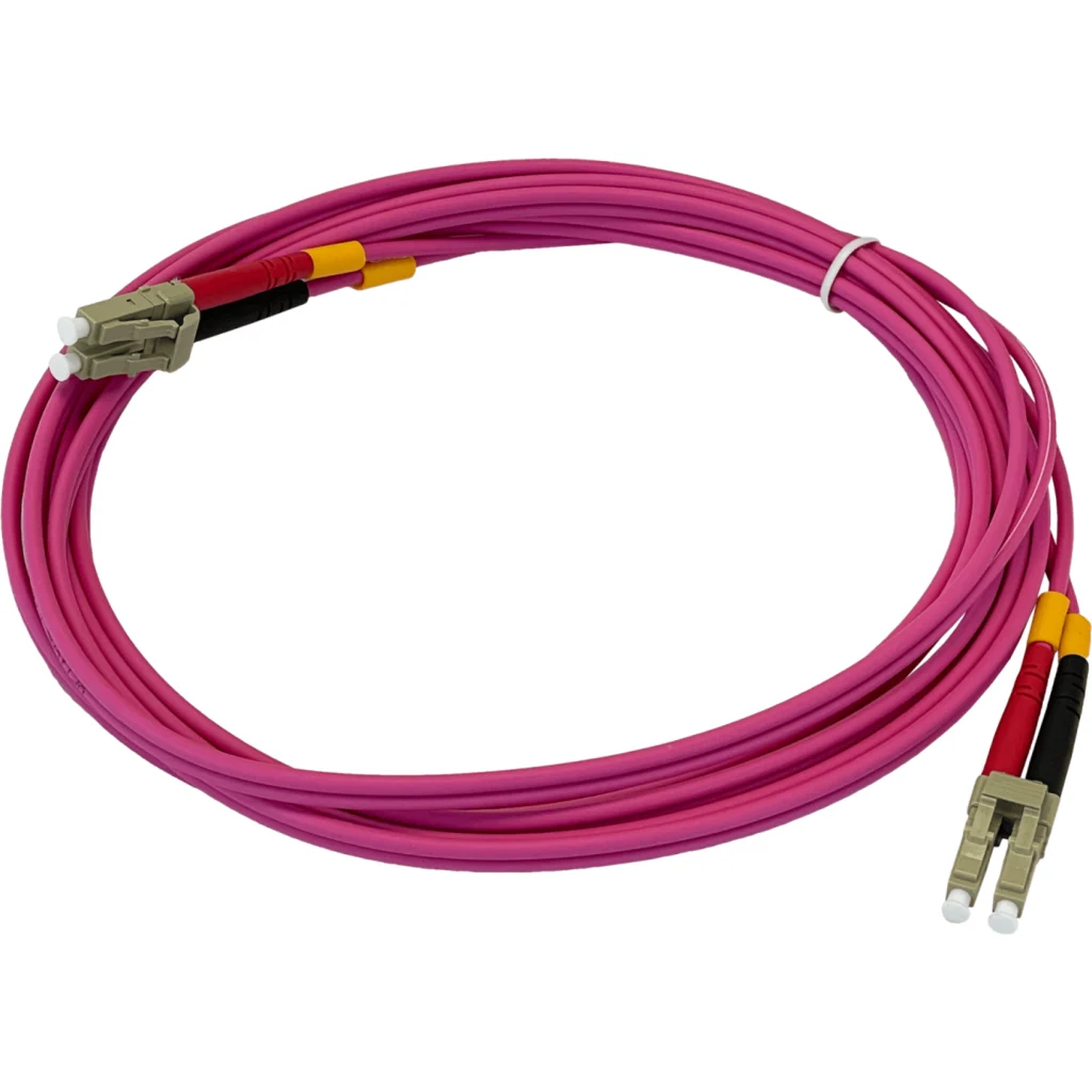 LSZH 3mt LC-LC OM4 MultiModo MM Duplex Jumper Fibra 50/125um 3,0mm