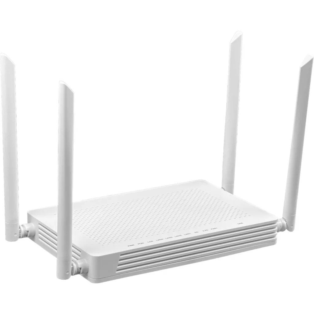 Imagen 4 de ONU WiFi6 requi-12VDC XPON 4-1000 1-RJ11-FXS SC/UPC AX1800 4-ant-fijas