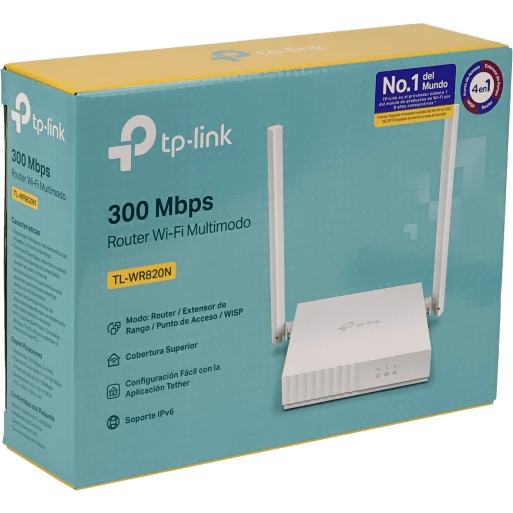 Imagen 6 de TP-LINK TL-WR820N - Enrutador inalambrico conmutador de 2 puertos 2,4 GHz