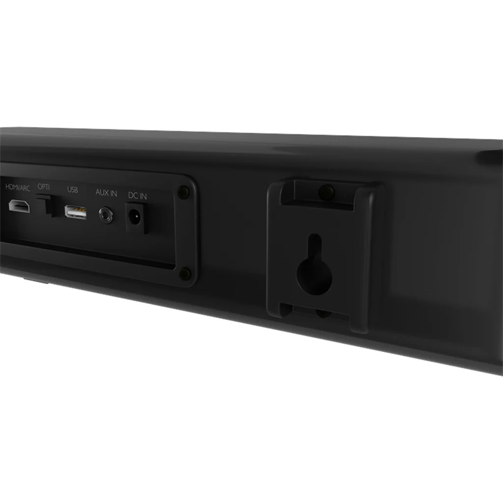 Imagen 3 de Barra de Sonido Klipx Armonium 2.0 100W HDMI Optico control remoto USB BT Negro