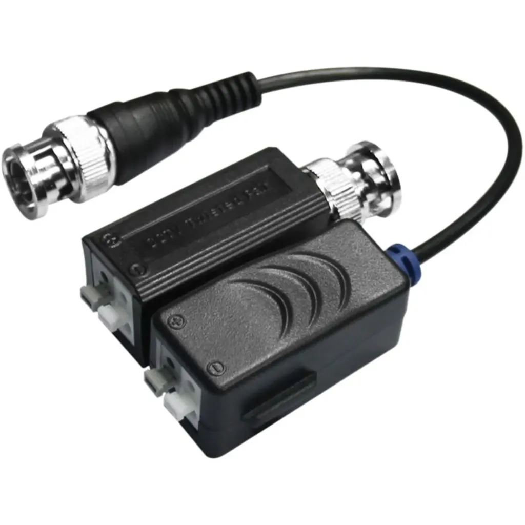 Imagen 2 de Video Balun HD Folksafe pasivo terminal de cable BNC (El Par)